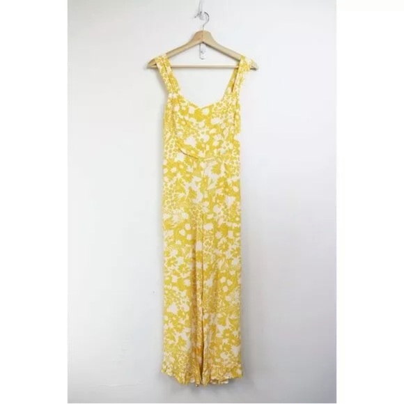 Faithfull the Brand Kasbah Floral Yellow Jumpsuit - Picture 12 of 16